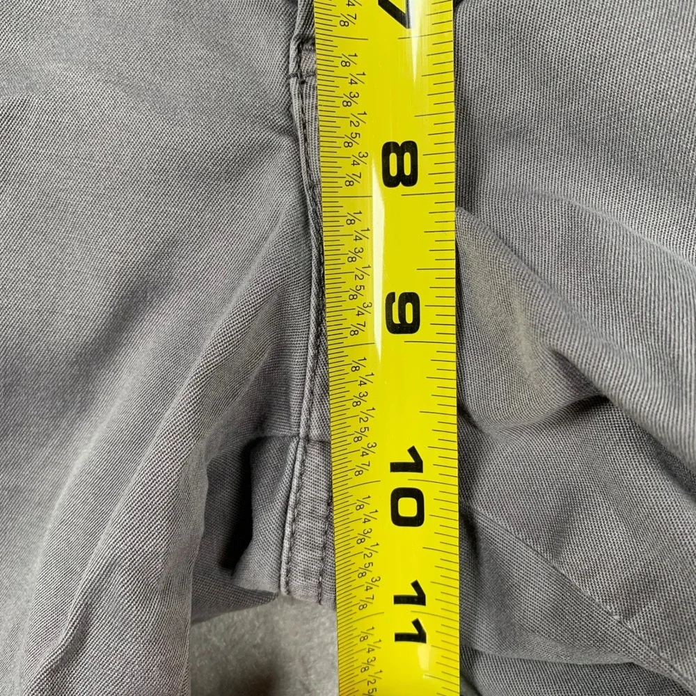 Vineyard Vines Island Short Mens 30 Gray Stretch Chino Flat Front Summer - Picture 6 of 11